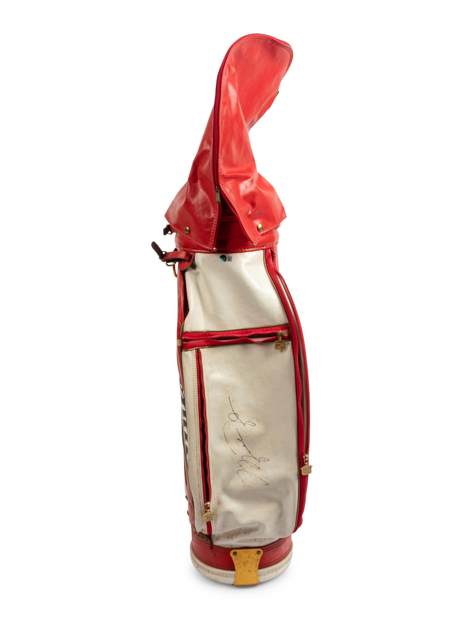 A Michael Jordan Signed Autograph Wilson Golf Bag (Beckett Authentication Services)