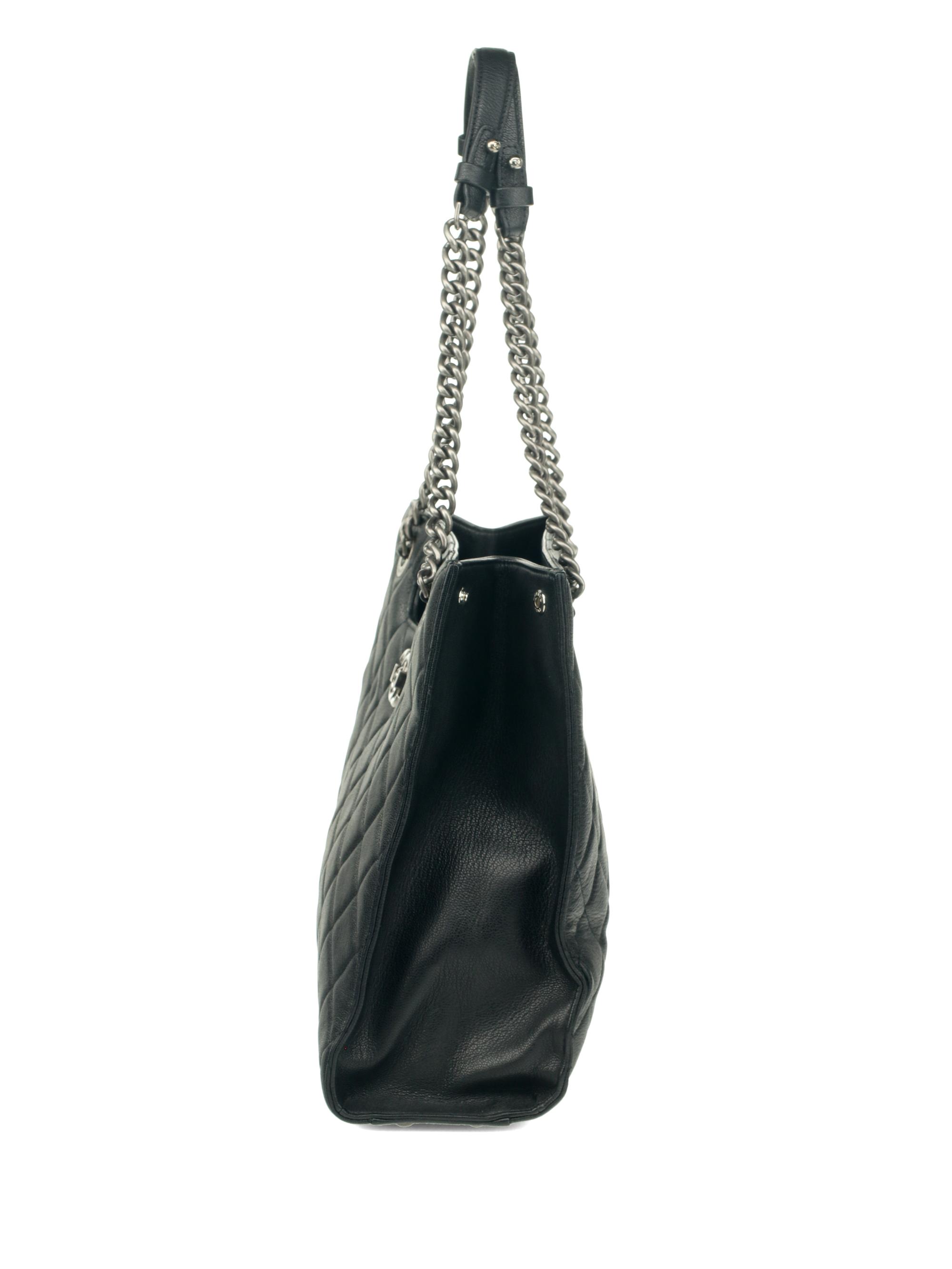 Chanel Quilted Leather Boy Shopper Tote