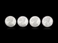 [PRIVATE ISSUE] Four 1/2-Pound Silver Rounds