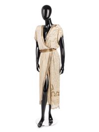 Fabrice Beaded Silk Chiffon Wrap Dress