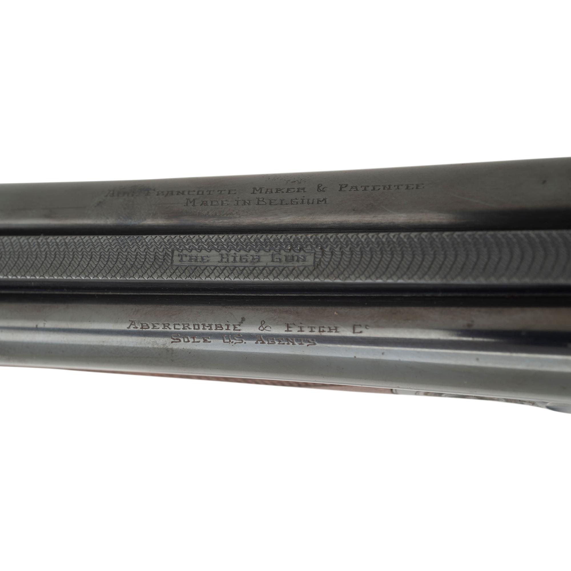 **Abercrombie & Fitch Retailer Marked Auguste Francotte "The High Gun" .410 SxS Shotgun