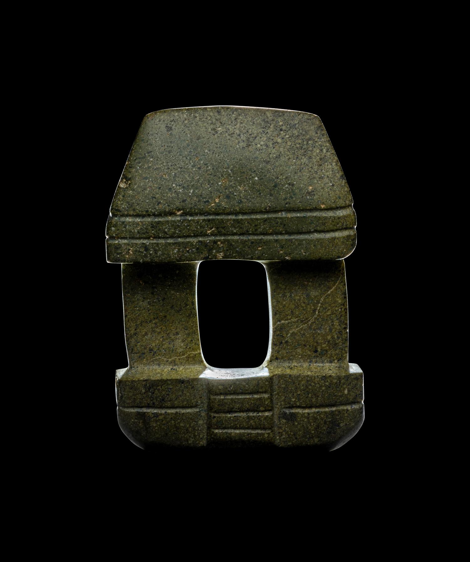A Mezcala Diorite Temple Model
