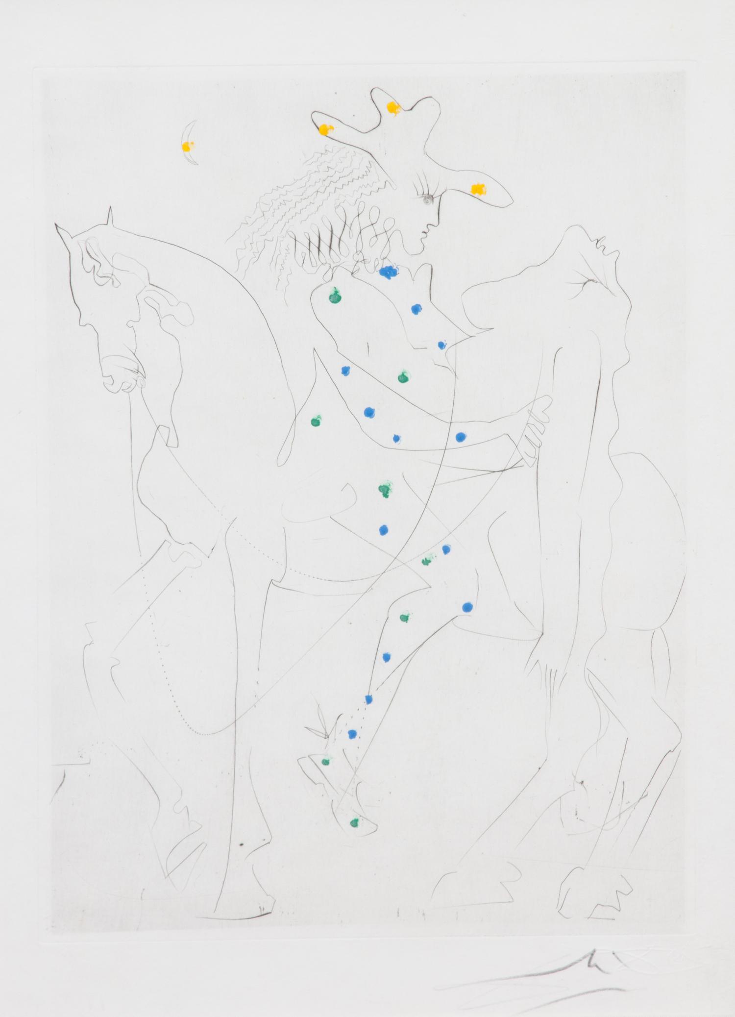 After Salvador Dali, (French, 1904-1989), Le Cheval de Picasso from Les Armours de Cassandre