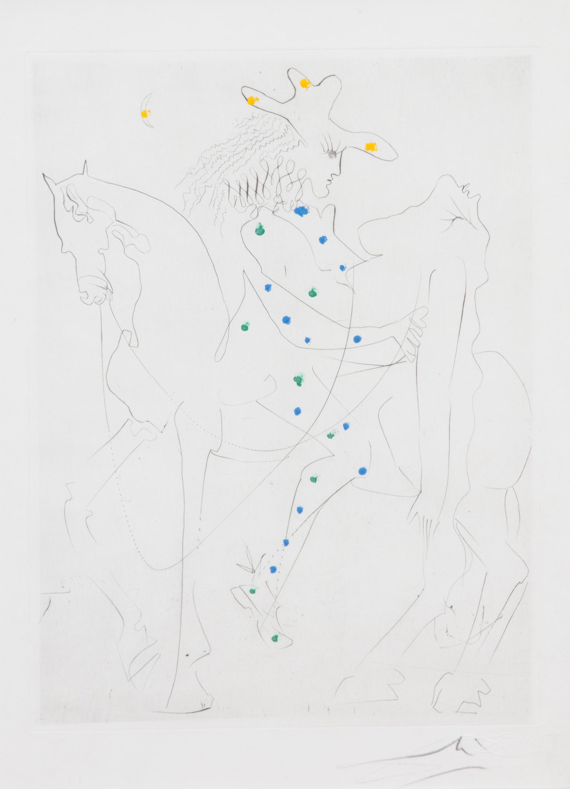 After Salvador Dali, (French, 1904-1989), Le Cheval de Picasso from Les Armours de Cassandre