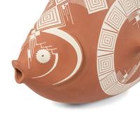Hanging Pottery Fish Basket