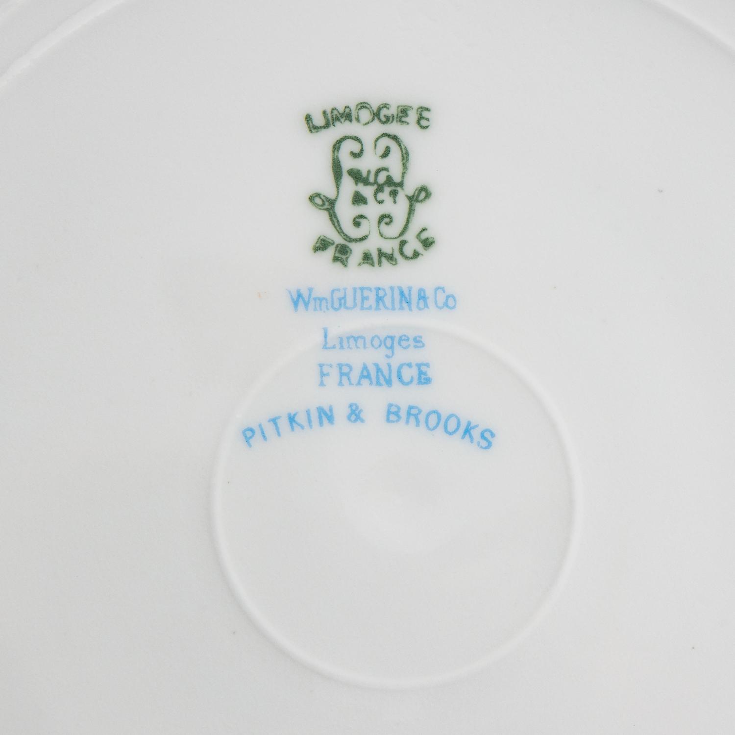 A Group of Haviland Limoges Porcelain Plates