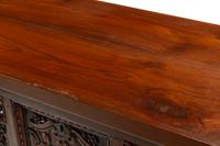 A Continental Carved Walnut Coffer