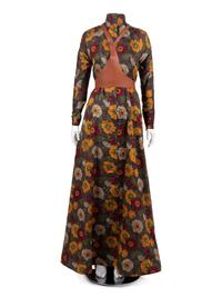 Geoffrey Beene Dress with Leather Harness, Fall 1990