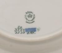 A Set of Eight Royal Copenhagen Flora Danica Reticulated Luncheon Plates