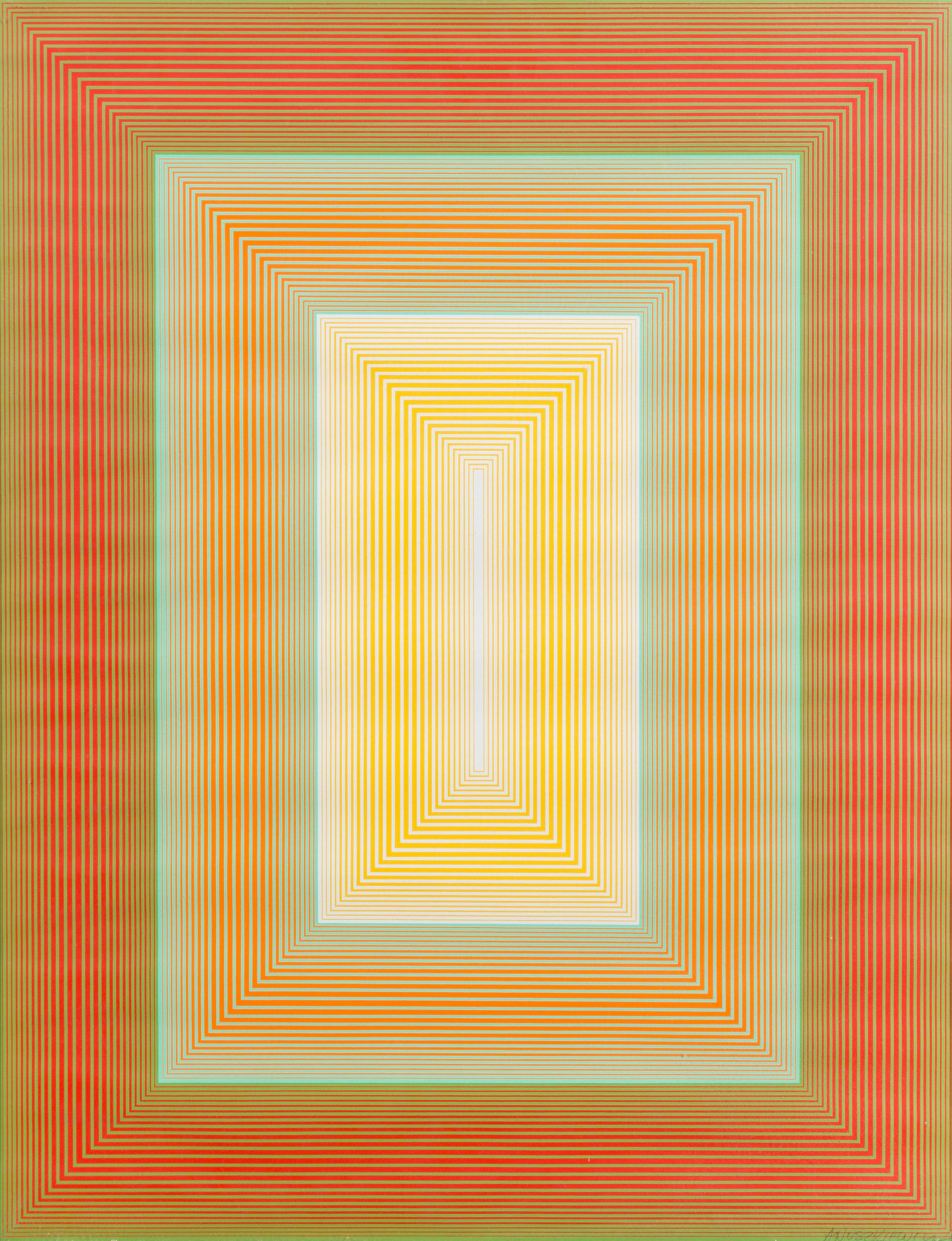 Richard Anuszkiewicz, (American, b. 1930), Untitled (Portfolio of Ten)