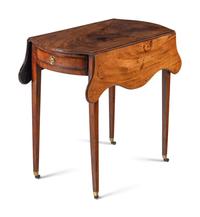 A George III Mahogany Serpentine Pembroke Table