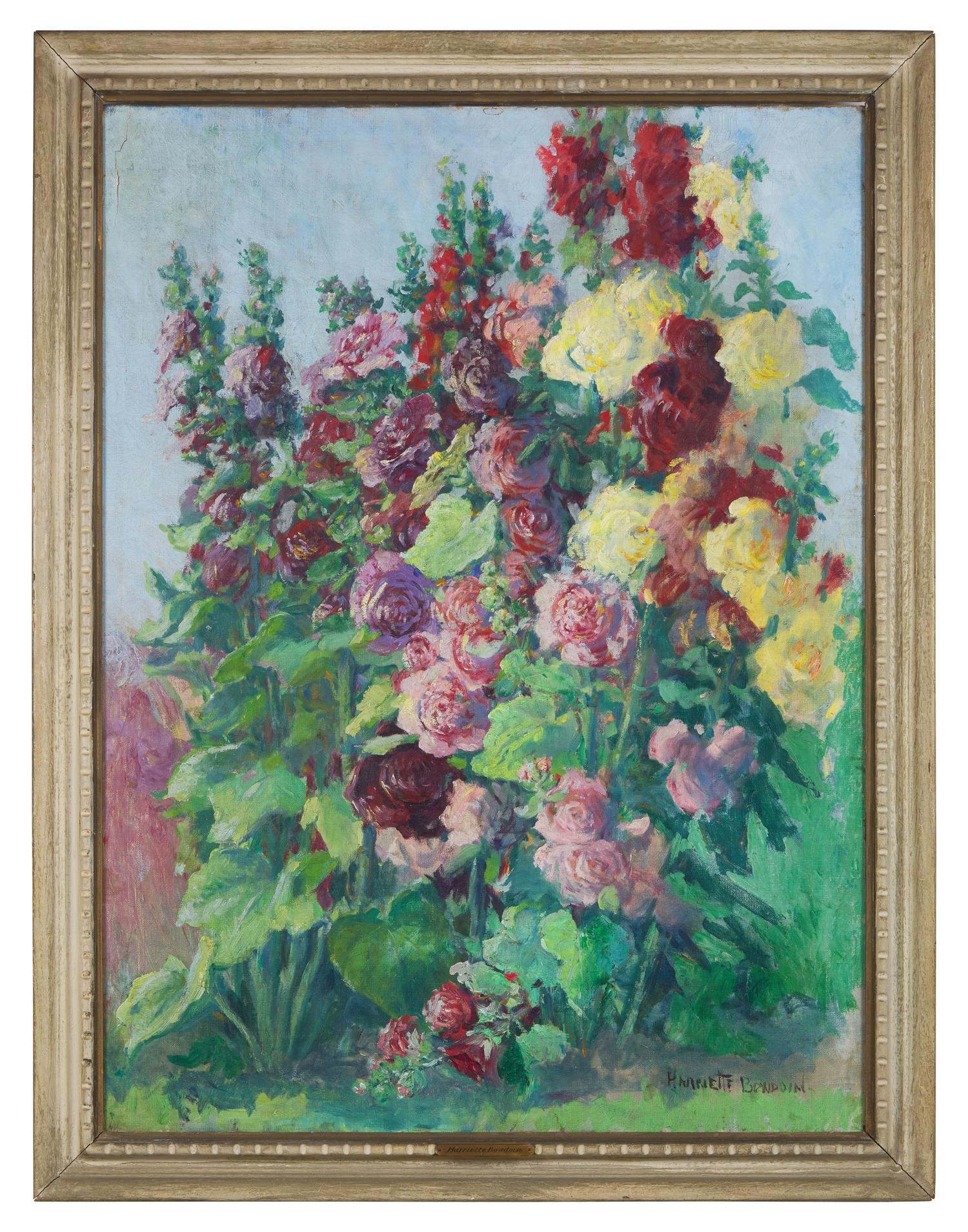 Hollyhocks