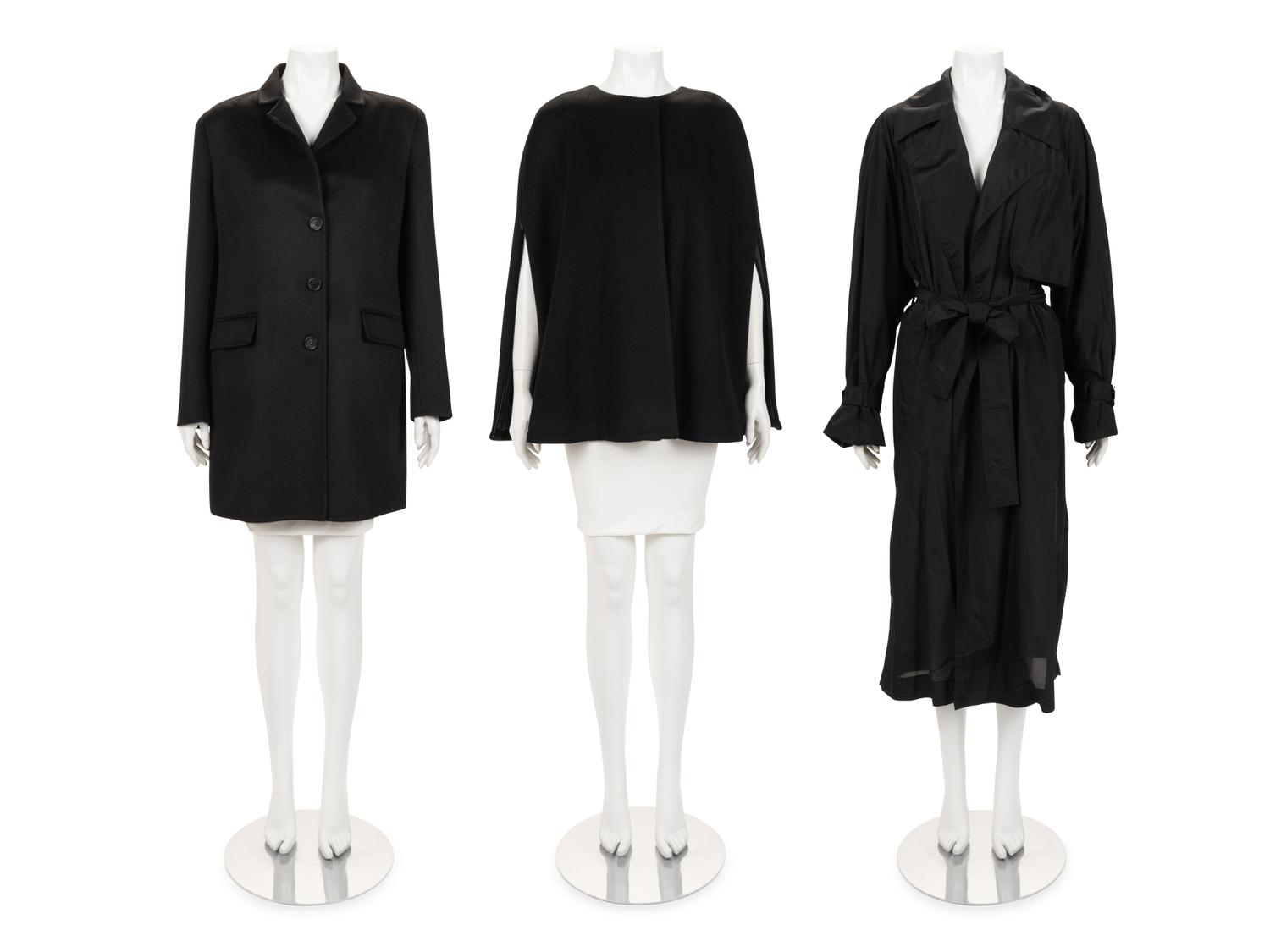 Three Designer Coats: Prada, The Row, Valentina Kova, 2000-10s