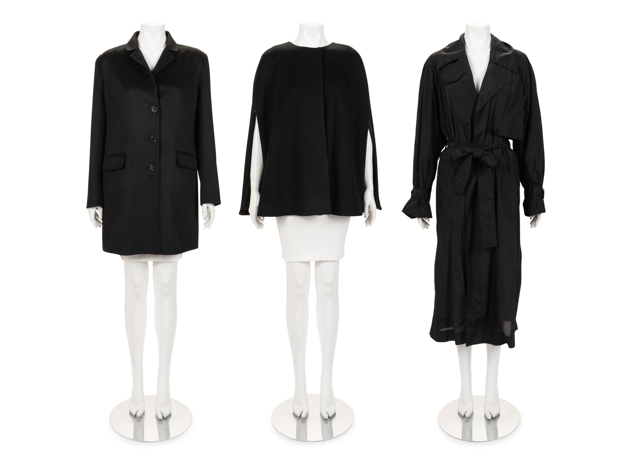 Three Designer Coats: Prada, The Row, Valentina Kova, 2000-10s