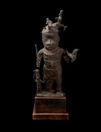 A Benin Bronze Figure of an Executioner