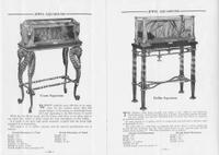 An Italian Gilt Steel and Bronze Console Aquarium with Marble Top
