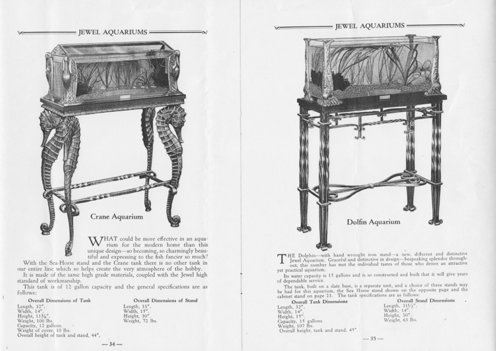 An Italian Gilt Steel and Bronze Console Aquarium with Marble Top