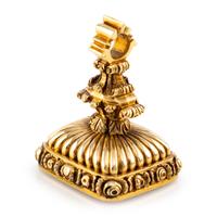 An English Gold Mounted Fob Seal