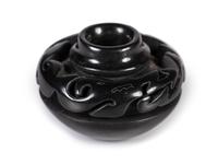 Miniature Carved Blackware Pottery