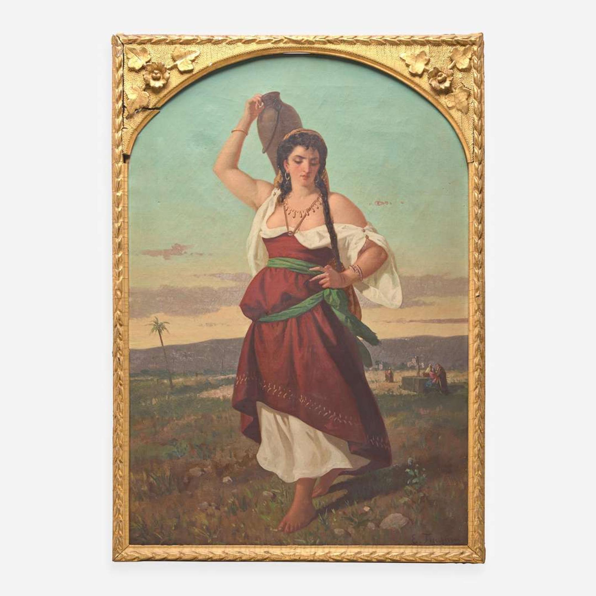 Enrico Fanfani (Italian, 1824–1885) The Water Carrier, Together with Two Companion Pieces