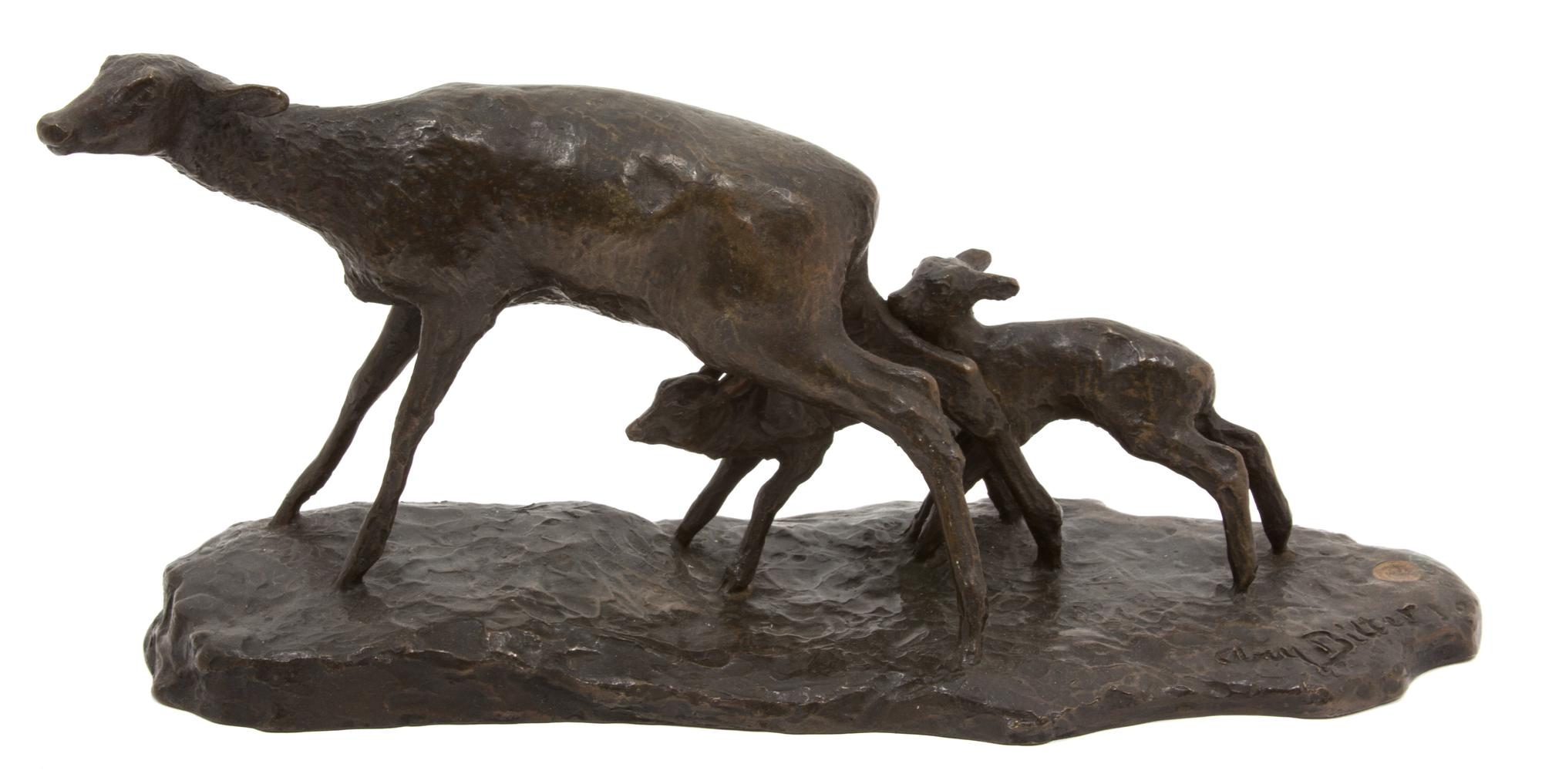 Ary Jean Leon Bitter, (1883-1973), Three Deer