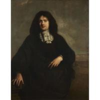 ATTRIBUTED TO NICOLAES MAES (DUTCH 1634-1693) PORTRAIT OF A GENTLEMAN, THREE-QUARTER LENGTH
