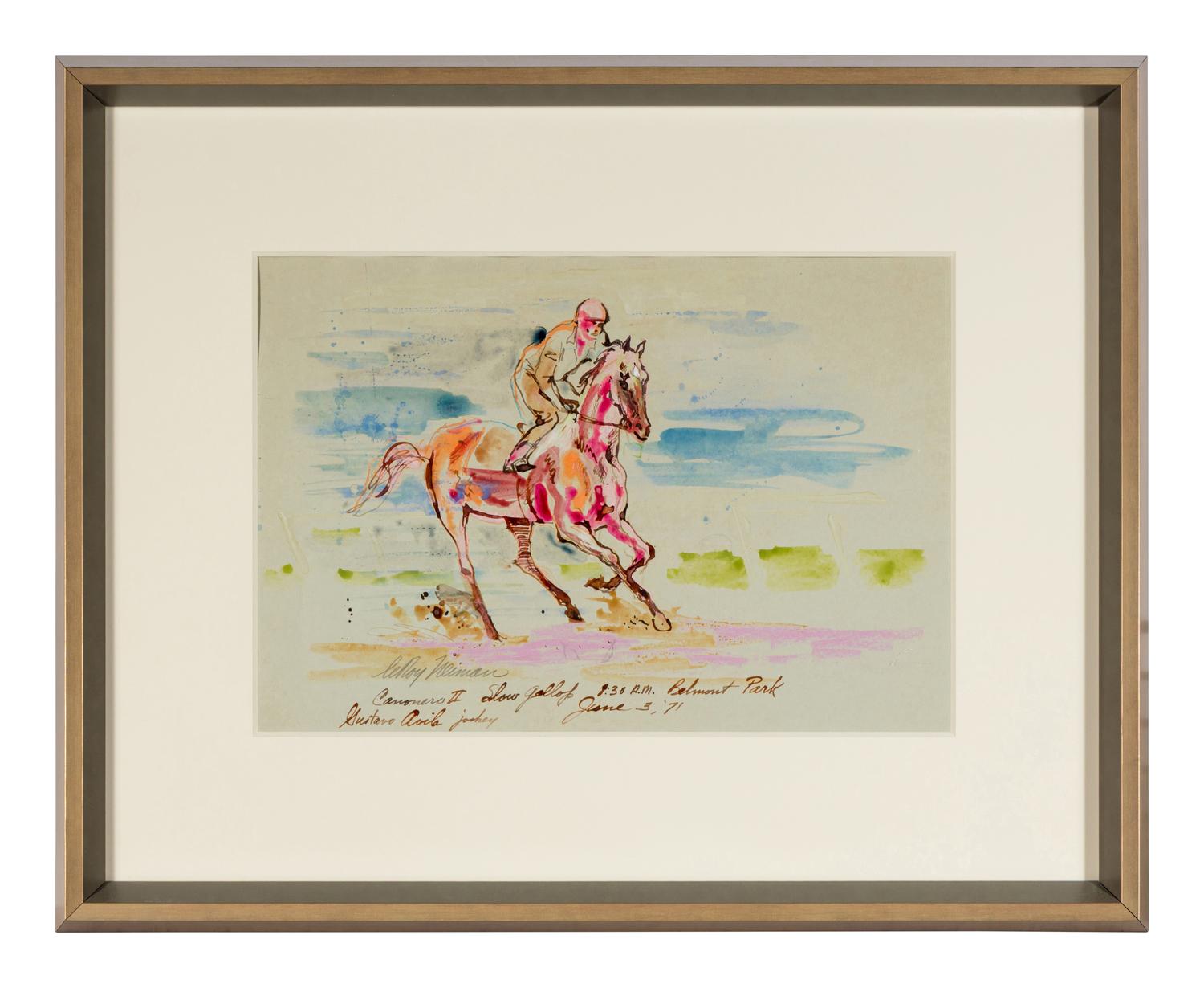 Cannonero II, Slow Gallop, 8:30 A.M, Belmont Park , 1971