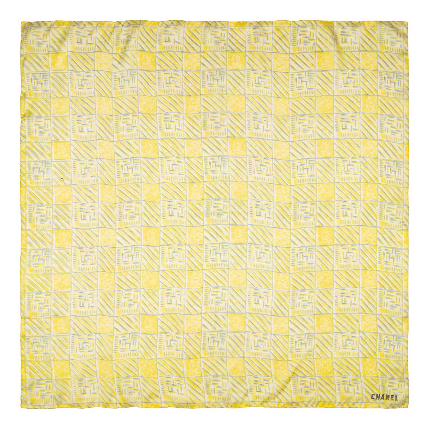Chanel, Three Silk Scarves, 1950-70's