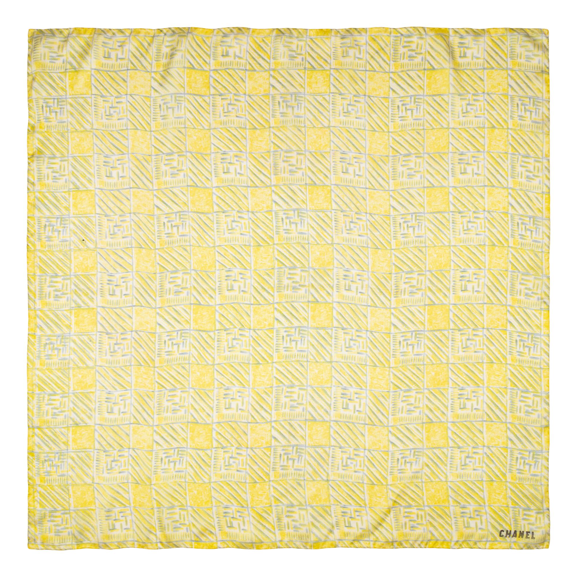 Chanel, Three Silk Scarves, 1950-70's