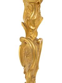 A French Gilt Bronze Lamp Base by Maison Gagneau, Paris After a Design by the Slodtz Brothers