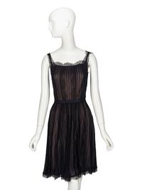 Christian Dior by John Galliano , Lace-Trim Knit Dress & Cardigan