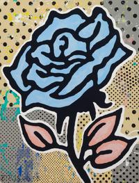 Donald Baechler, (American, b. 1956), Six Roses, 2015 (a suite of six works)