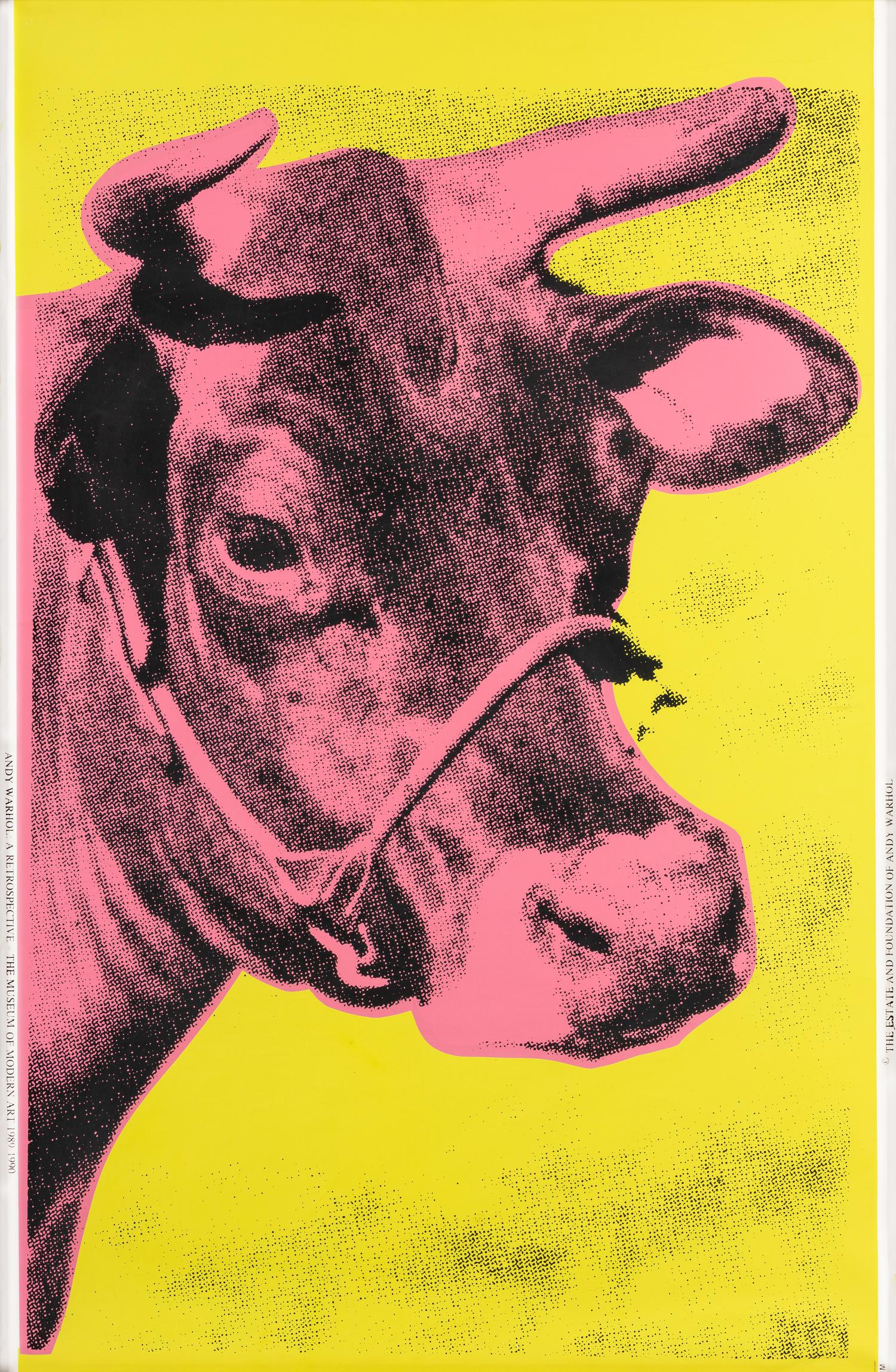 Cow (from Andy Warhol: A Retrospective, Museum of Modern Art, New York ), 1989-1990