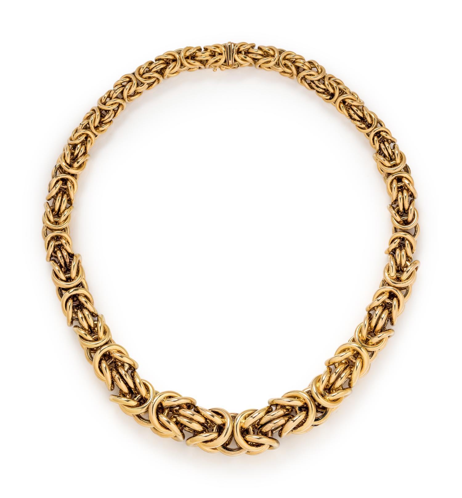 YELLOW GOLD NECKLACE