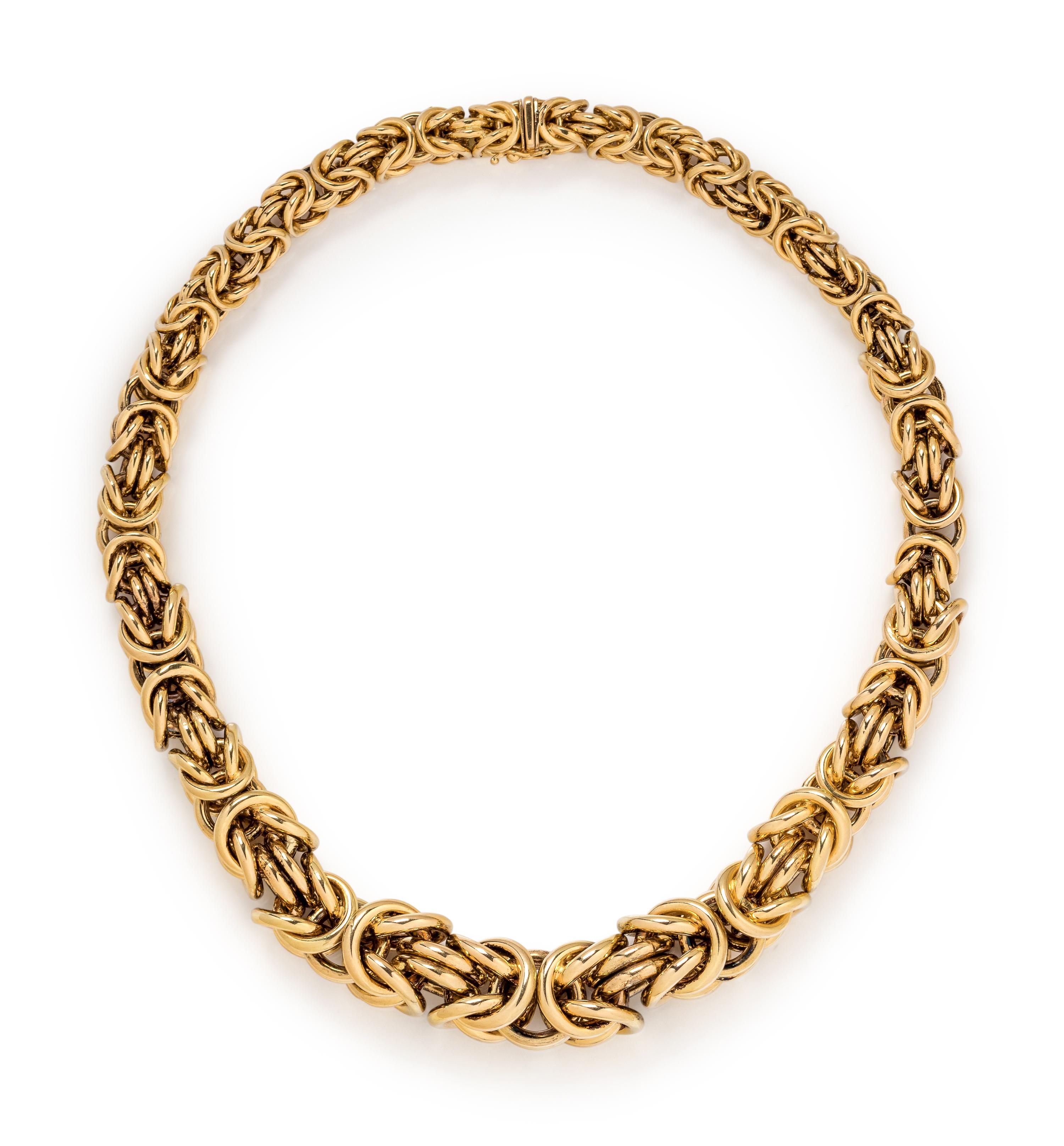 YELLOW GOLD NECKLACE
