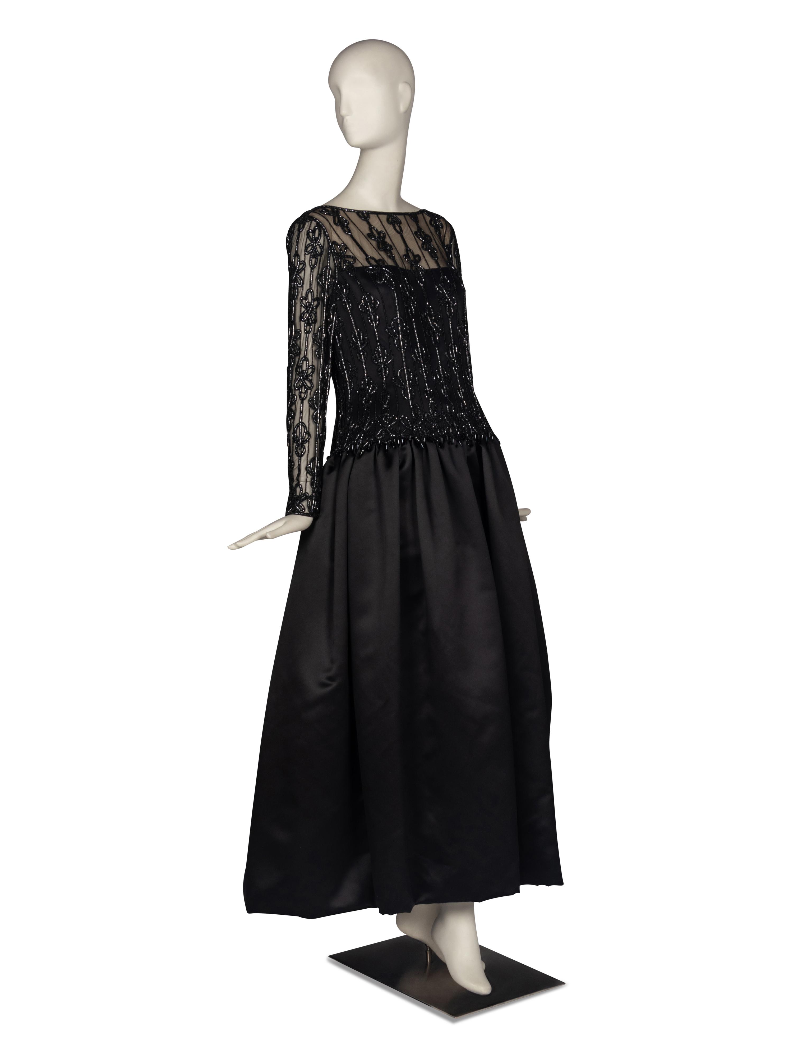 Bob Mackie Beaded Evening Gown