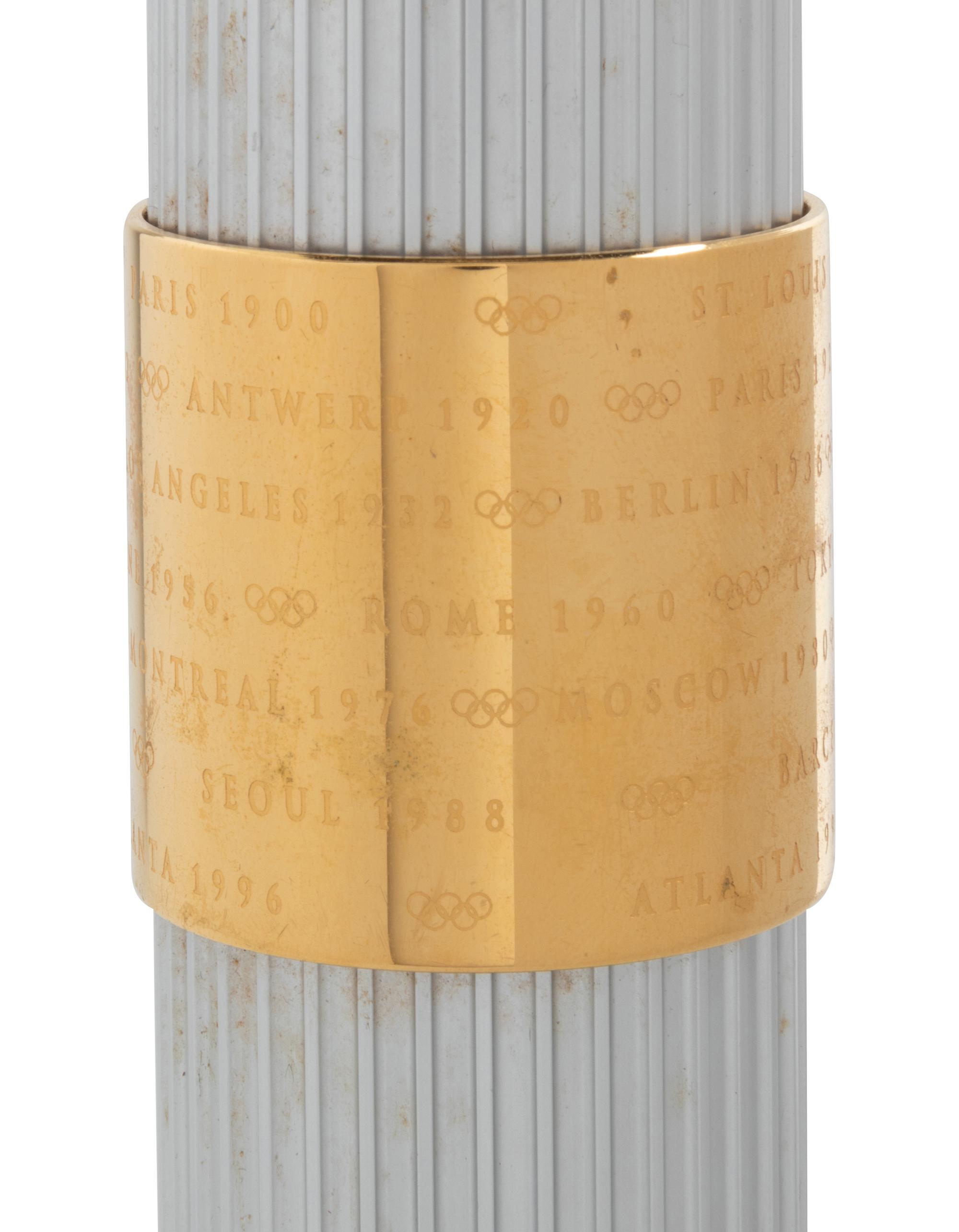 A 1996 Atlanta Olympics Relay Torch,