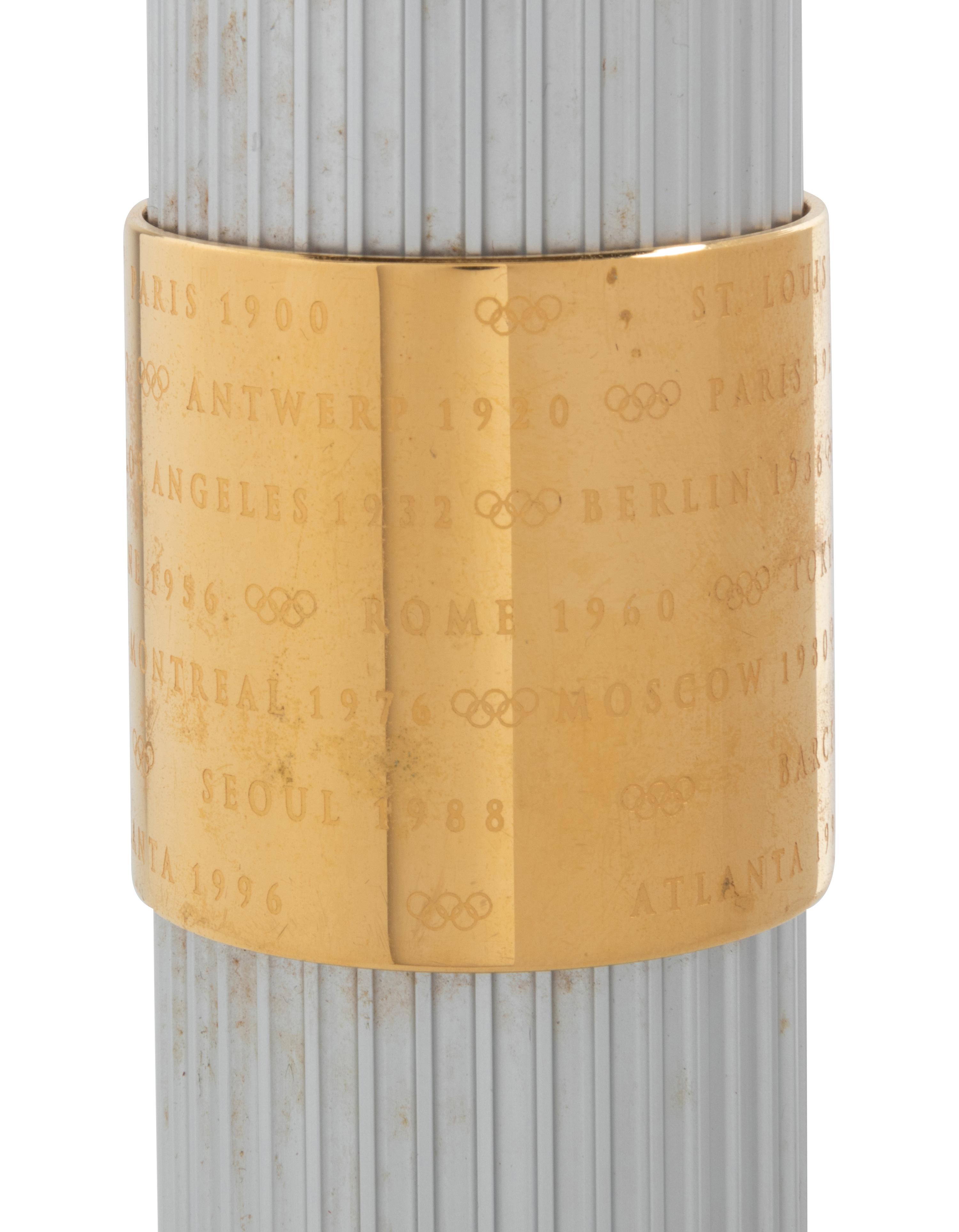 A 1996 Atlanta Olympics Relay Torch,