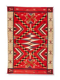 Navajo Germantown Pictorial Weaving / Rug