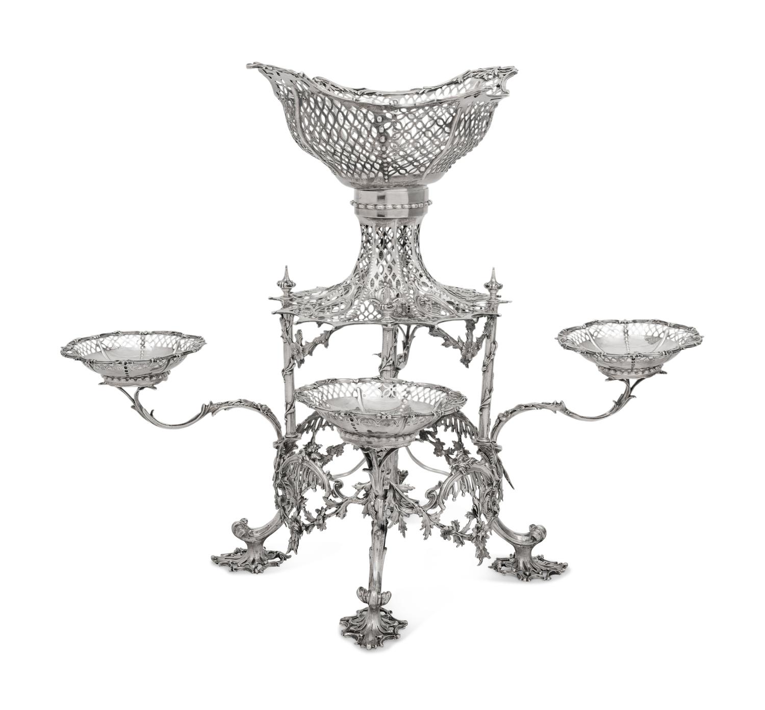 A George III Silver Epergne