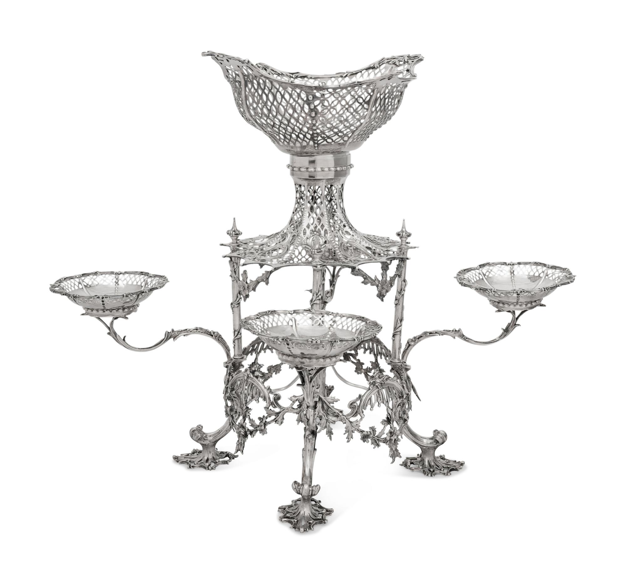 A George III Silver Epergne