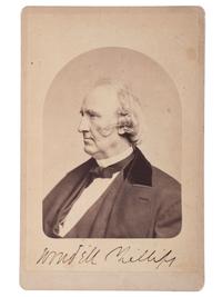 [SLAVERY & ABOLITION]. A signed cabinet card of abolitionist Wendell Phillips with 13 abolition-related pamphlets, especially concerning the Confiscation Acts, comprising:
