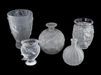 Three Lalique Vases