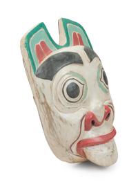 Three Reproduction Northwest Coast-Style Carved Objects