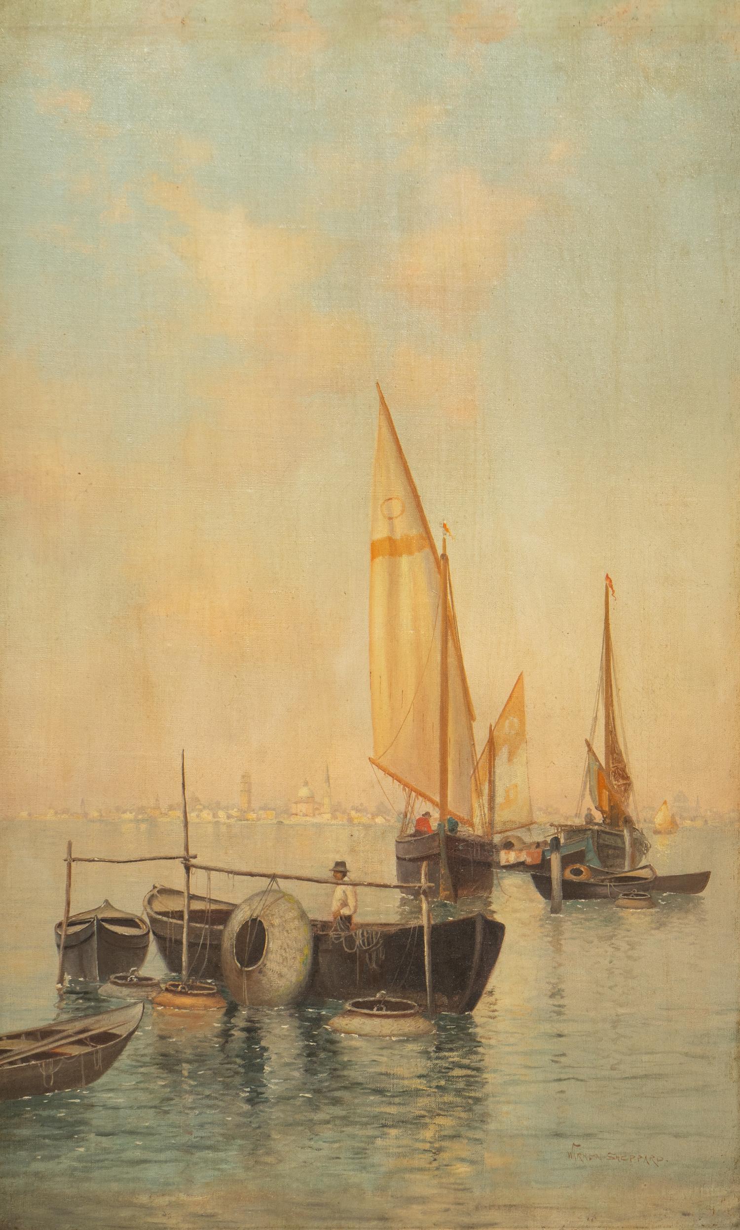 Fishermen in Venice Harbor