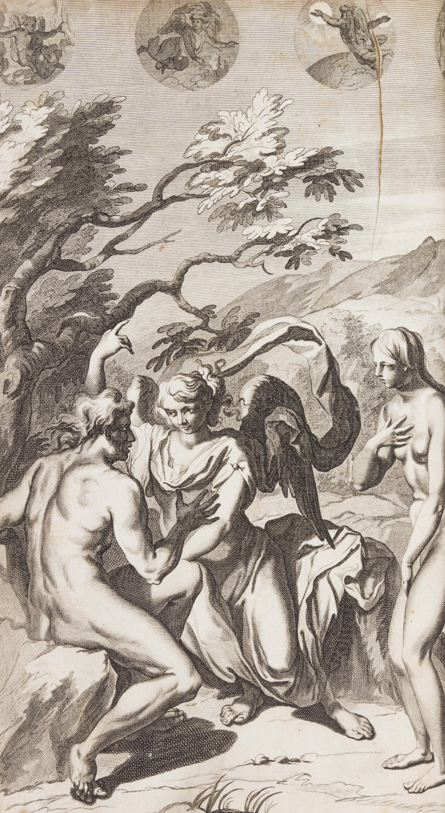 MILTON, JOHN. Paradise Lost. A Poem in Twelve Books. London, 1688. Fourth edition, first folio edition.