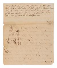 [ENSLAVEMENT]. Manuscript "Deed of Gift" transferring ownership of 3 enslaved males. [VA], 1814.