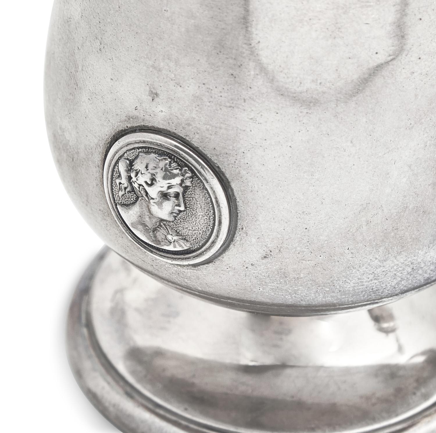 An Assembled Group of Sterling Silver and Coin Silver Tablewares in the "Medallion" Pattern, Various Makers, Late 19th Century