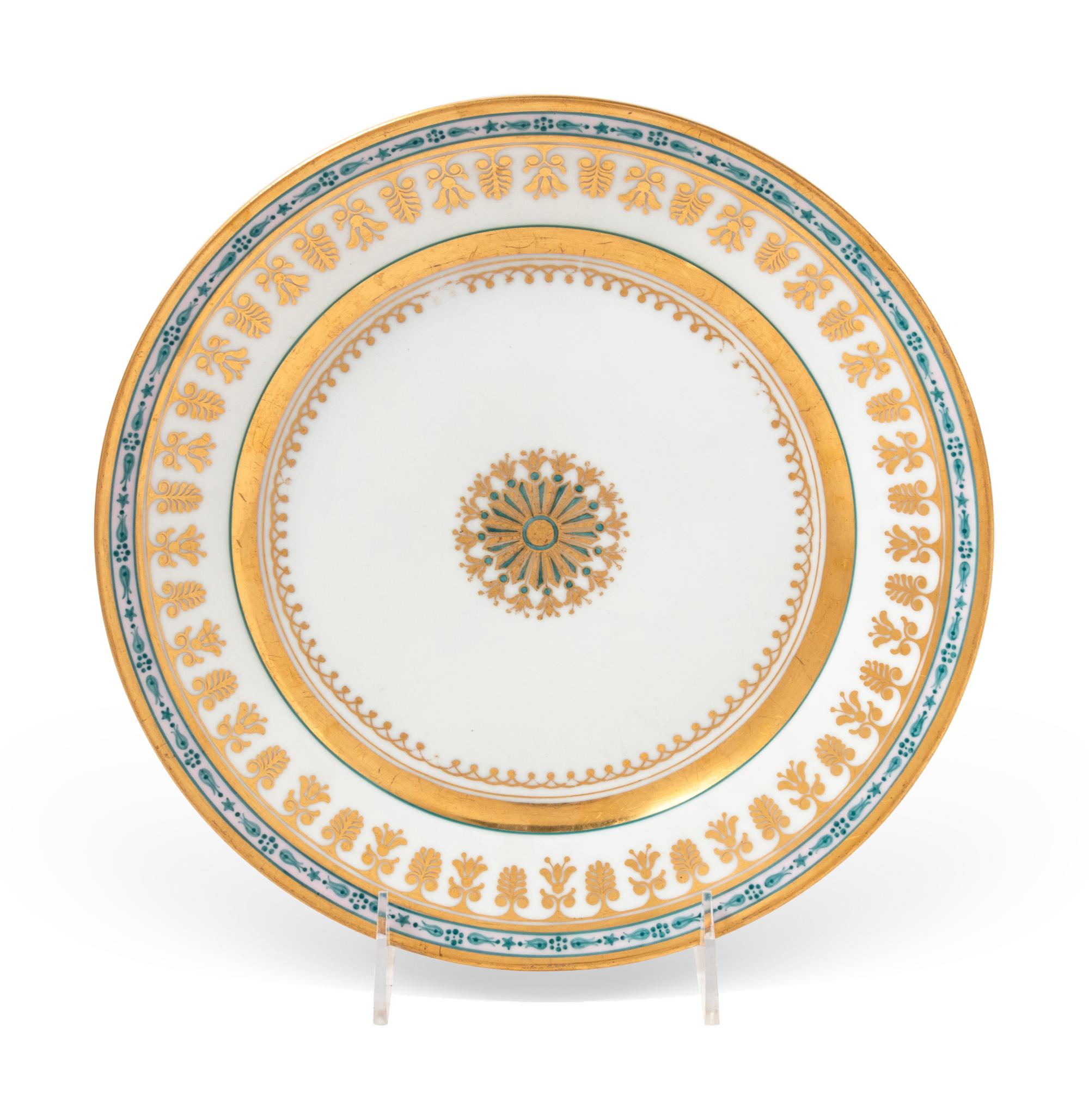 A Russian Porcelain Plate
