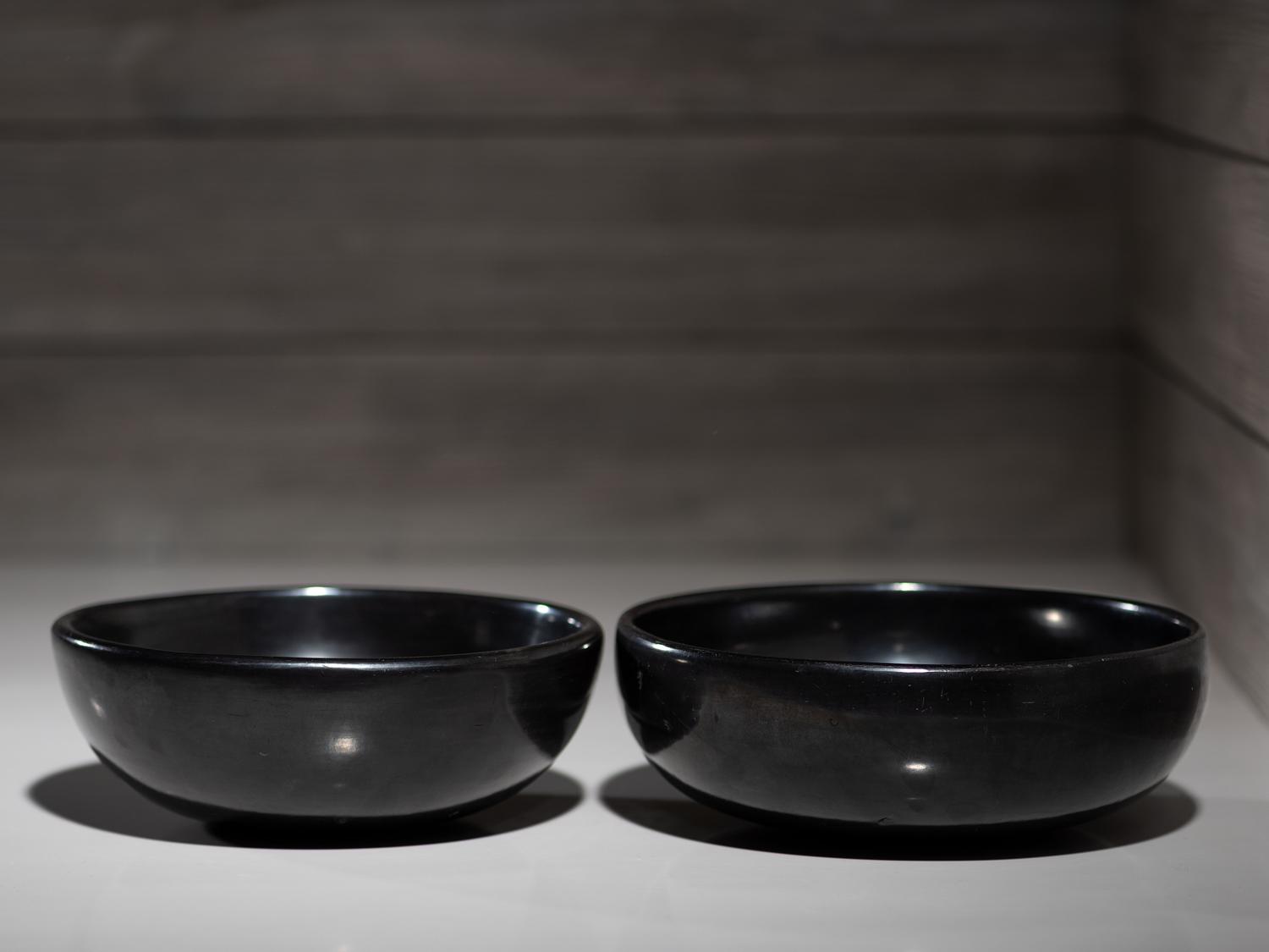 Blackware Pottery Bowls 1923-1925 and 1956-1965